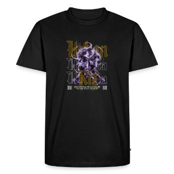 Kizomba Perspective sociale Kiz urbain - T-shirt Premium bio Homme - noir - Devant - Nico (187cm)