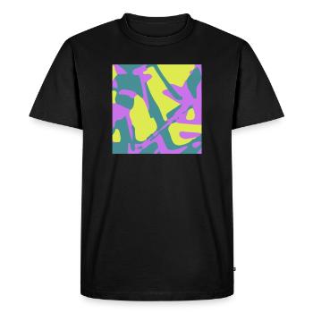 Camouflage - T-shirt Premium bio Homme - noir - Devant - Nico (187cm)