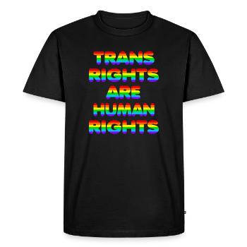 Droits des trans pour la Journée de la rue Christopher de la CSD - T-shirt Premium bio Homme - noir - Devant - Nico (187cm)