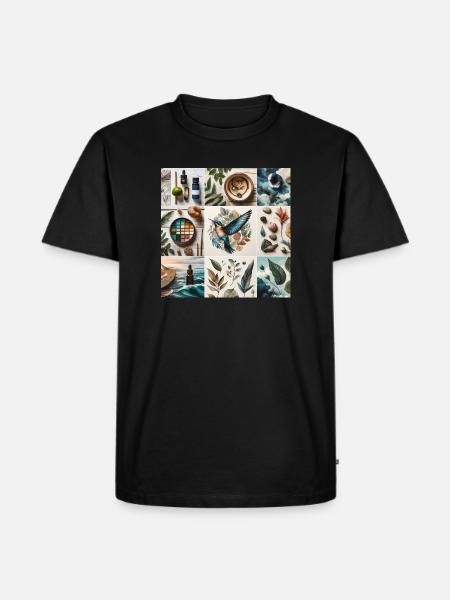 Nature in Art - Men's Premium Organic T-Shirt - black