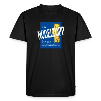 ROBINET DE NOUILLES - T-shirt Premium bio Homme - noir - Devant - Nico (187cm)