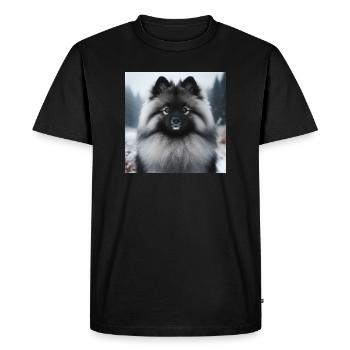 Magnifique Wolfspitz - T-shirt Premium bio Homme - noir - Devant - Nico (187cm)