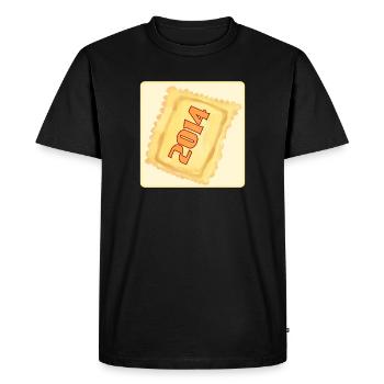 12E ANNIVERSAIRE 2014 - RAVIOLI DUMPLINGS - T-shirt Premium bio Homme - noir - Devant - Nico (187cm)