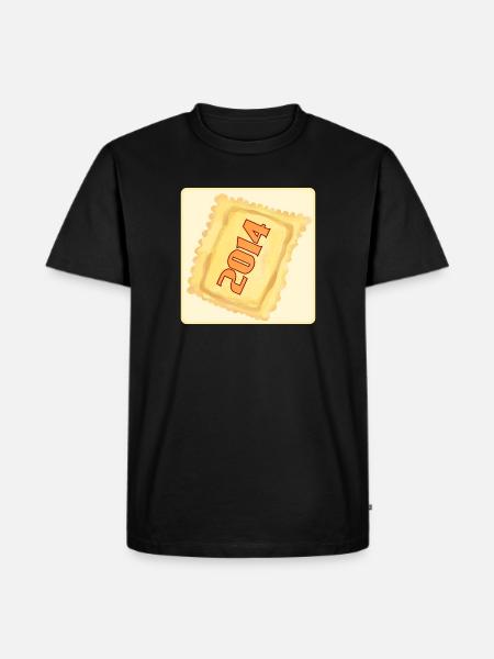 12th BIRTHDAY 2014 - RAVIOLI DUMPLINGS - Men's Premium Organic T-Shirt - black