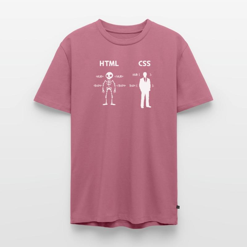 Code Css C++ Php Java Développeur Code Scripting T-shirt Premium bio Homme