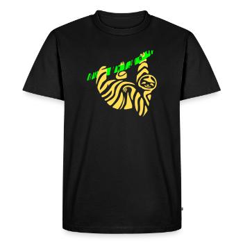 Paresse - T-shirt Premium bio Homme - noir - Devant - Nico (187cm)