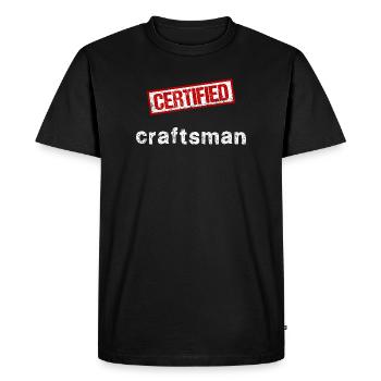 Artisan - Men's Premium Organic T-Shirt - black - Front - Nico (187cm)