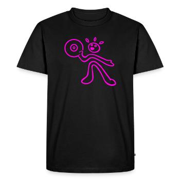 rave DJ - Men's Premium Organic T-Shirt - black - Front - Nico (187cm)