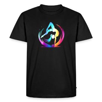 Gymnast Gymnastics Gymnastics Club Gymnastics Gymnastics - Men's Premium Organic T-Shirt - black - Front - Nico (187cm)