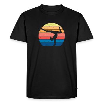 Gymnast Gymnastics Gymnastics Club Gymnastics Gymnastics - Men's Premium Organic T-Shirt - black - Front - Nico (187cm)