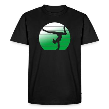 Gymnast Gymnastics Gymnastics Club Gymnastics Gymnastics - Men's Premium Organic T-Shirt - black - Front - Nico (187cm)