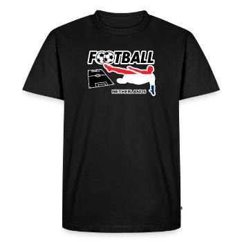 Football Fever Pays-Bas - T-shirt Premium bio Homme - noir - Devant - Nico (187cm)
