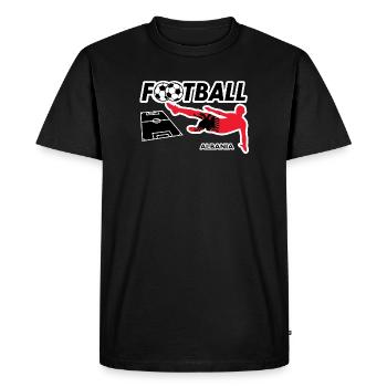 Fièvre du football Albanie - T-shirt Premium bio Homme - noir - Devant - Nico (187cm)