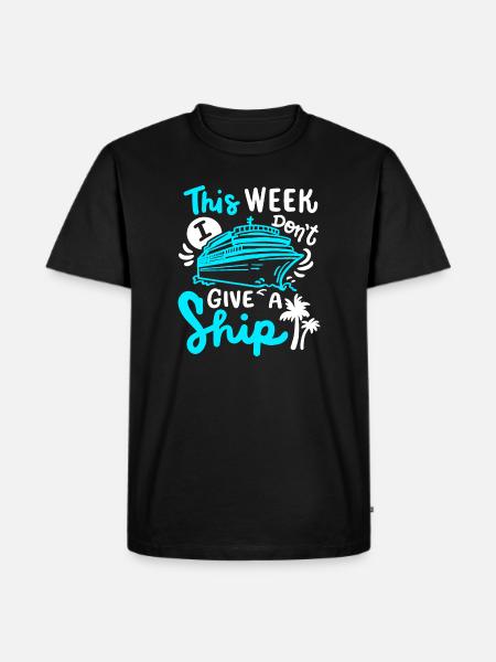 Kreuzfahrtschiff Urlaub - Männer Premium Bio T-Shirt - Schwarz