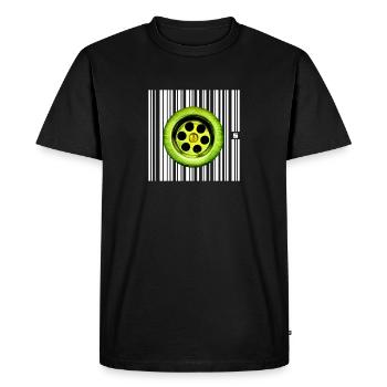 SPOT - PROFESSIONNEL - T-shirt Premium bio Homme - noir - Devant - Nico (187cm)