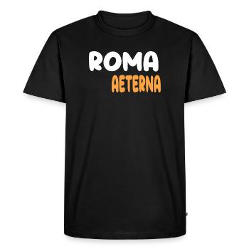 Roma Aeterna - T-shirt Premium bio Homme - noir - Devant - Nico (187cm)