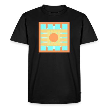 Color Games Pattern Design - Men's Premium Organic T-Shirt - black - Front - Nico (187cm)