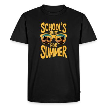 Summer sunset sunglasses design - Men's Premium Organic T-Shirt - black - Front - Nico (187cm)