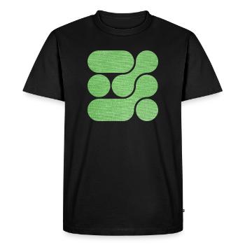 OCHOOO - VERT - T-shirt Premium bio Homme - noir - Devant - Nico (187cm)