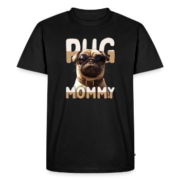 Carlin Maman Carlin Maman Fête des Mères Carlin Maman Carlin mignon - T-shirt Premium bio Homme - noir - Devant - Nico (187cm)