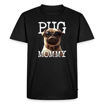 Carlin Maman Carlin Maman Fête des Mères Carlin Maman Carlin mignon - T-shirt Premium bio Homme - noir - Devant - Nico (187cm)