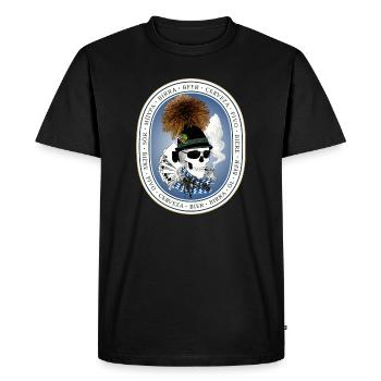Beer Tent Skull - Men's Premium Organic T-Shirt - black - Front - Nico (187cm)