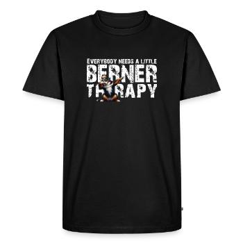 Bouvier bernois - T-shirt Premium bio Homme - noir - Devant - Nico (187cm)