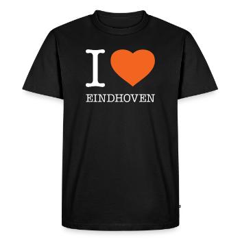 J’ADORE EINDHOVEN - T-shirt Premium bio Homme - noir - Devant - Nico (187cm)
