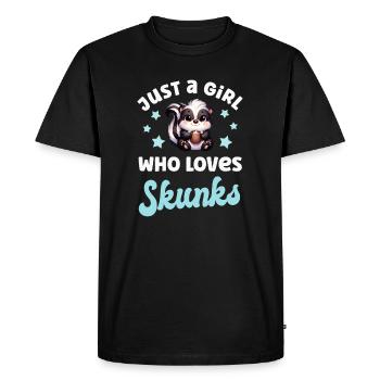 Mouffette - T-shirt Premium bio Homme - noir - Devant - Nico (187cm)