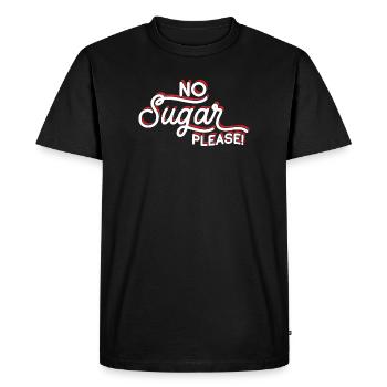 Message Anti-Sügar Clignotant Passion - T-shirt Premium bio Homme - noir - Devant - Nico (187cm)