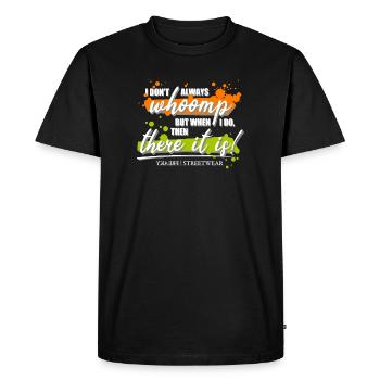 Je ne hurle pas toujours - T-shirt Premium bio Homme - noir - Devant - Nico (187cm)