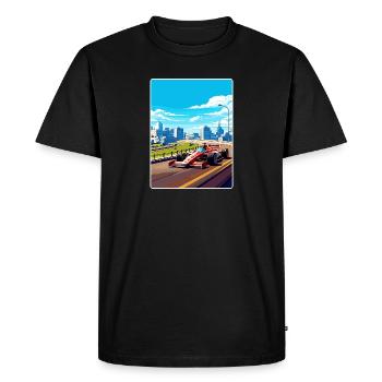 Circuit de Montréal Motorsport Race Canada Voyage WPA - T-shirt Premium bio Homme - noir - Devant - Nico (187cm)