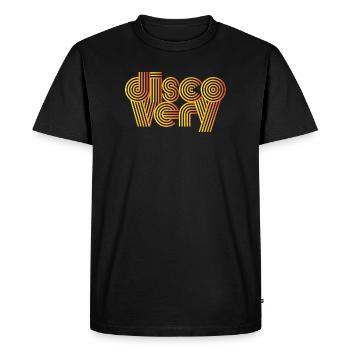 Disco : Très rétro - T-shirt Premium bio Homme - noir - Devant - Nico (187cm)