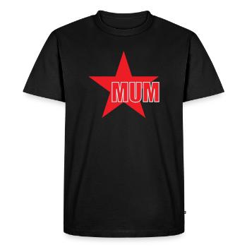 Maman d'Amour - Fête des Mères - T-shirt Premium bio Homme - noir - Devant - Nico (187cm)