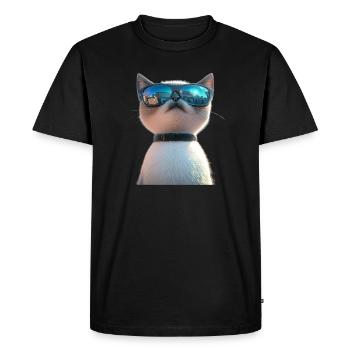 Birman Cat Sacred Birman Cat Cute Birman Cats - Men's Premium Organic T-Shirt - black - Front - Nico (187cm)