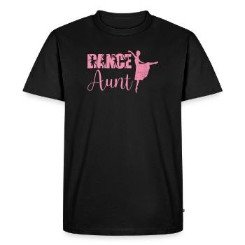 Dance Aunt Proud Dance Aunt Of Dancer Aunt Dancer - Men's Premium Organic T-Shirt - black - Front - Nico (187cm)