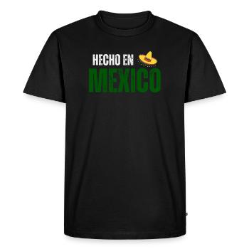 Fabriqué au Mexique, fierté mexicaine - T-shirt Premium bio Homme - noir - Devant - Nico (187cm)