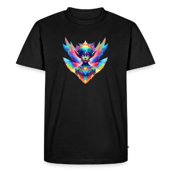 Elfe (01) - T-shirt Premium bio Homme - noir - Devant - Nico (187cm)