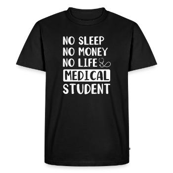 Étudiant en médecine Docteur - T-shirt Premium bio Homme - noir - Devant - Nico (187cm)