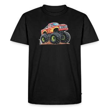 Monster Truck Madness - Men's Premium Organic T-Shirt - black - Front - Nico (187cm)