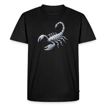 Fierce Scorpion - Men's Premium Organic T-Shirt - black - Front - Nico (187cm)