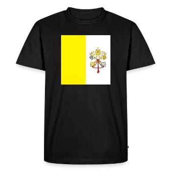Vatican - T-shirt Premium bio Homme - noir - Devant - Nico (187cm)