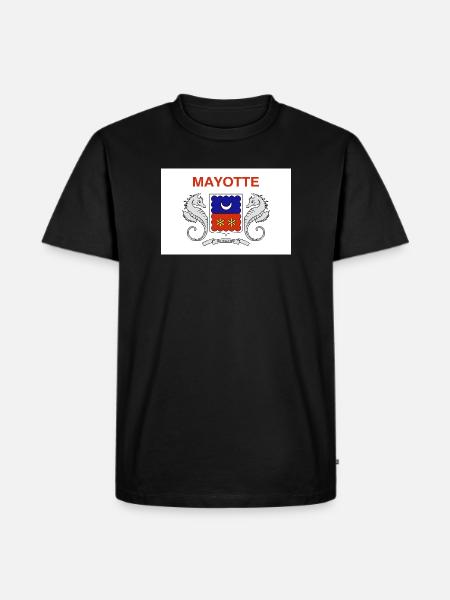 Mayotte - Men's Premium Organic T-Shirt - black