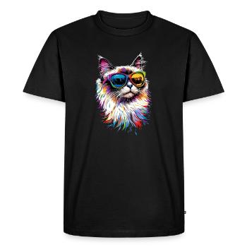 Ragdoll Cat Ragdoll Cat Cute Ragdoll Cats - Men's Premium Organic T-Shirt - black - Front - Nico (187cm)