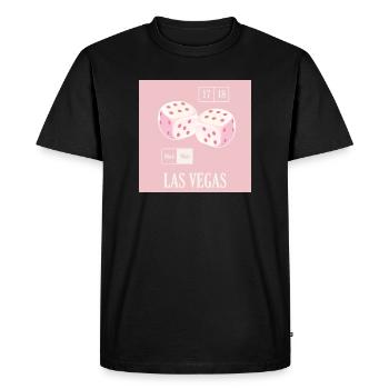 Dés du casino de Las Vegas - T-shirt Premium bio Homme - noir - Devant - Nico (187cm)