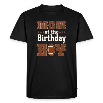 Fête Américan Football Anniversaire - T-shirt Premium bio Homme - noir - Devant - Nico (187cm)
