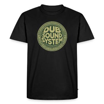 dub sound system - T-shirt Premium bio Homme - noir - Devant - Nico (187cm)