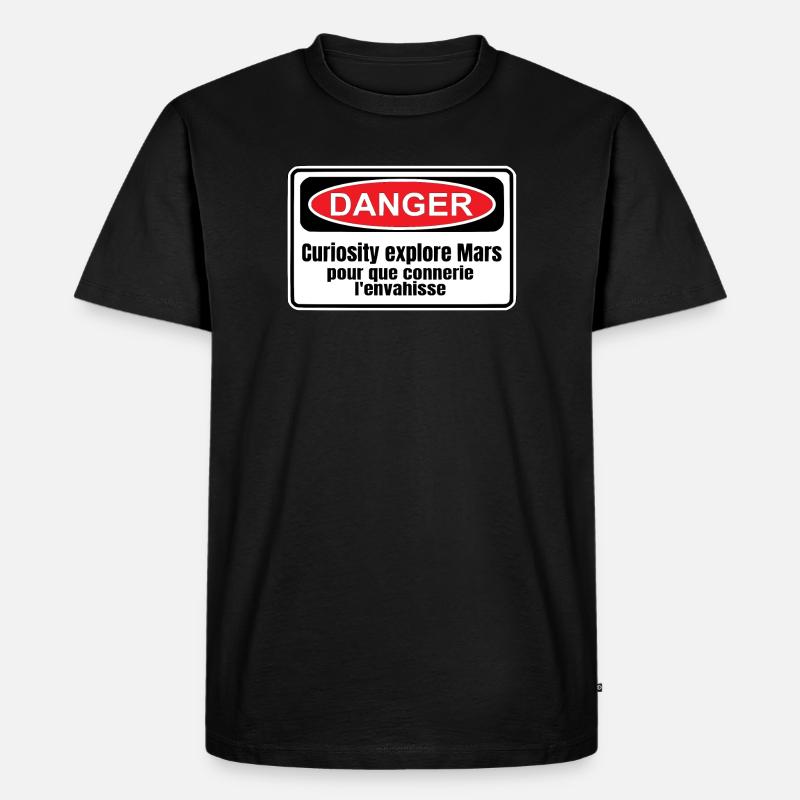Colonisation de Mars - T-shirt Premium bio Homme - noir