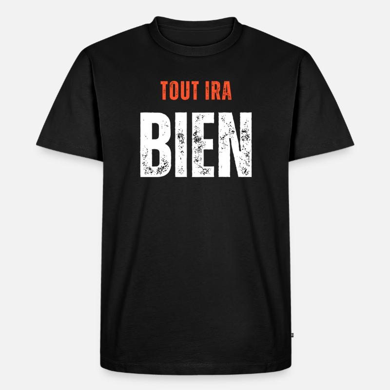 ALLES 2 1 Kopie - Männer Premium Bio T-Shirt - Schwarz
