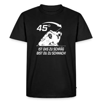 Motorcycle Knee Loops Hangover Biker Men Woman - Men's Premium Organic T-Shirt - black - Front - Nico (187cm)